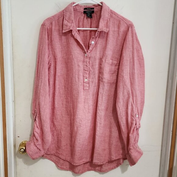 Jones & Co. - Jones of New York., Ladies Long Sleeve Button Down Top, Size XL - Picture 1 of 4